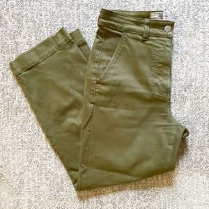 EVERLANE High Waisted Twill Utility Pants